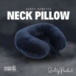 Regular Neck Pillow, Navy Blue
