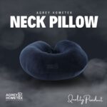Regular Neck Pillow, Navy Blue