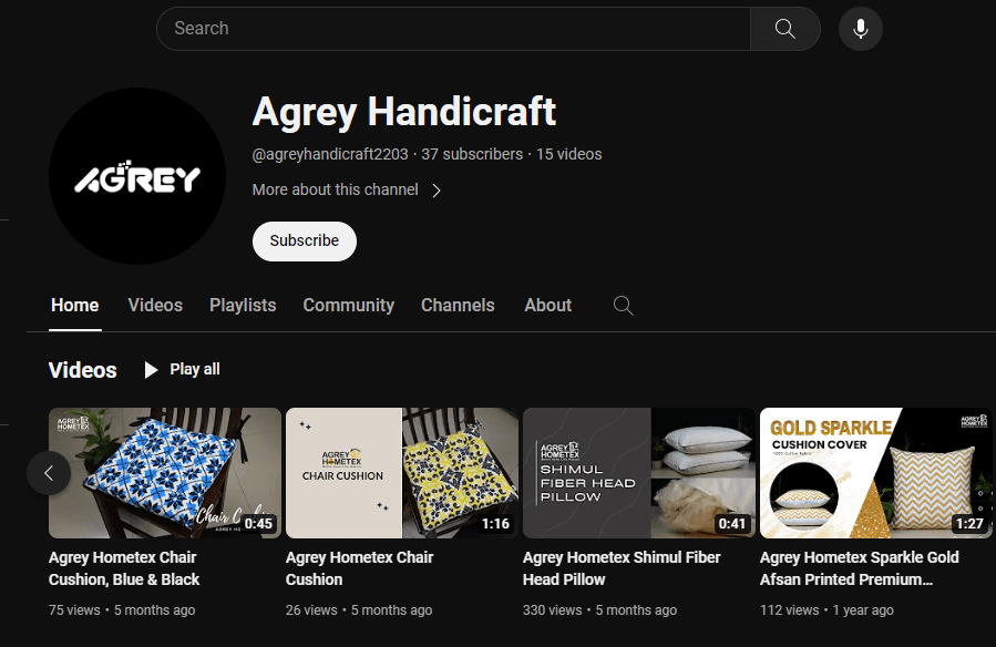 agrey youtube profile