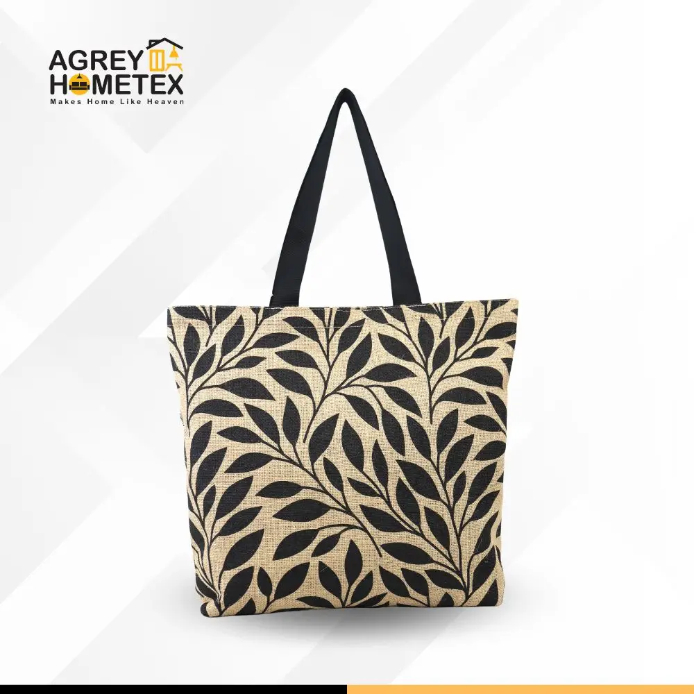 Jute Tote Shopping Bag Agrey Hometex Handicraft